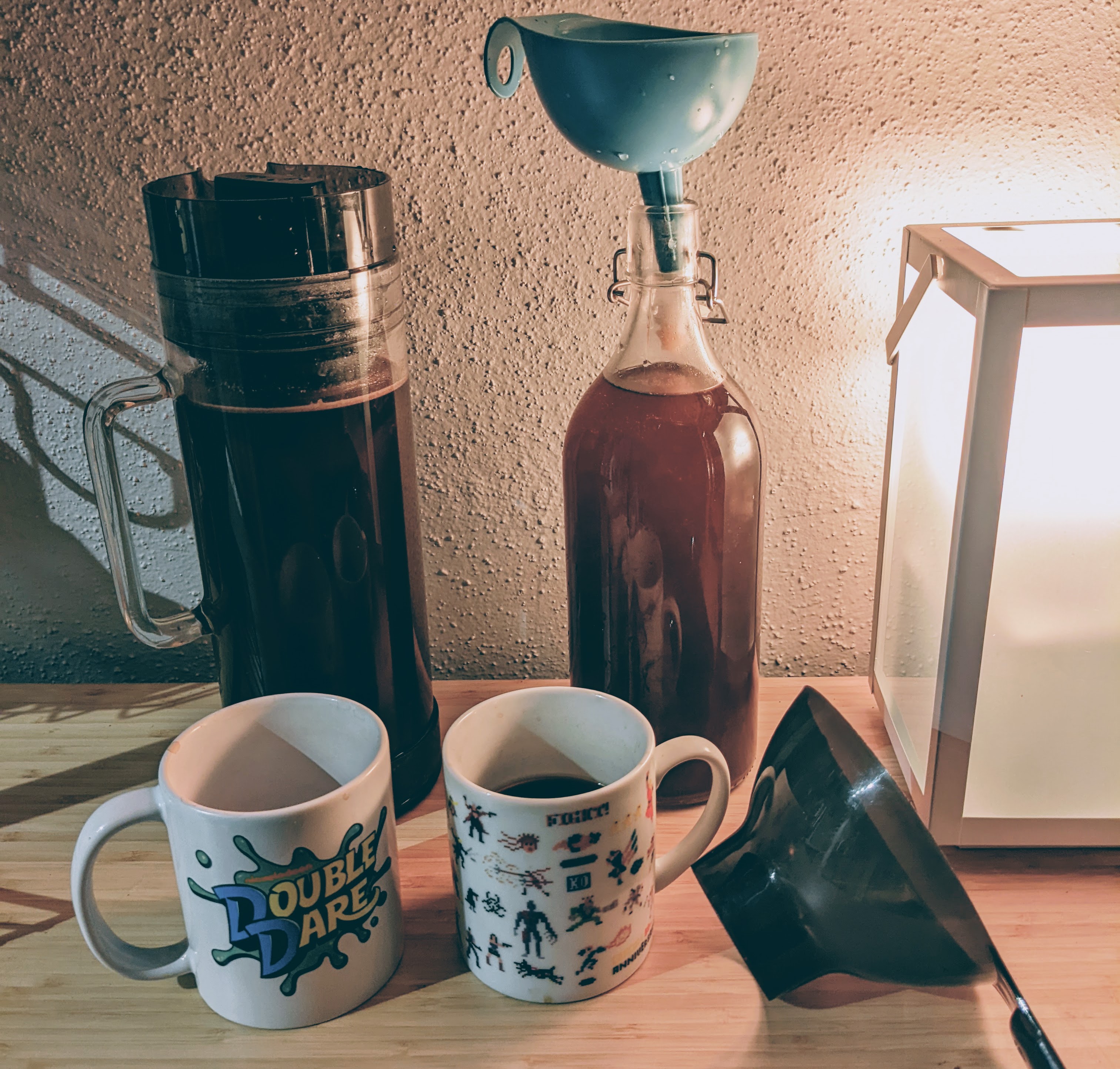 Make cold-brew coffee every day!