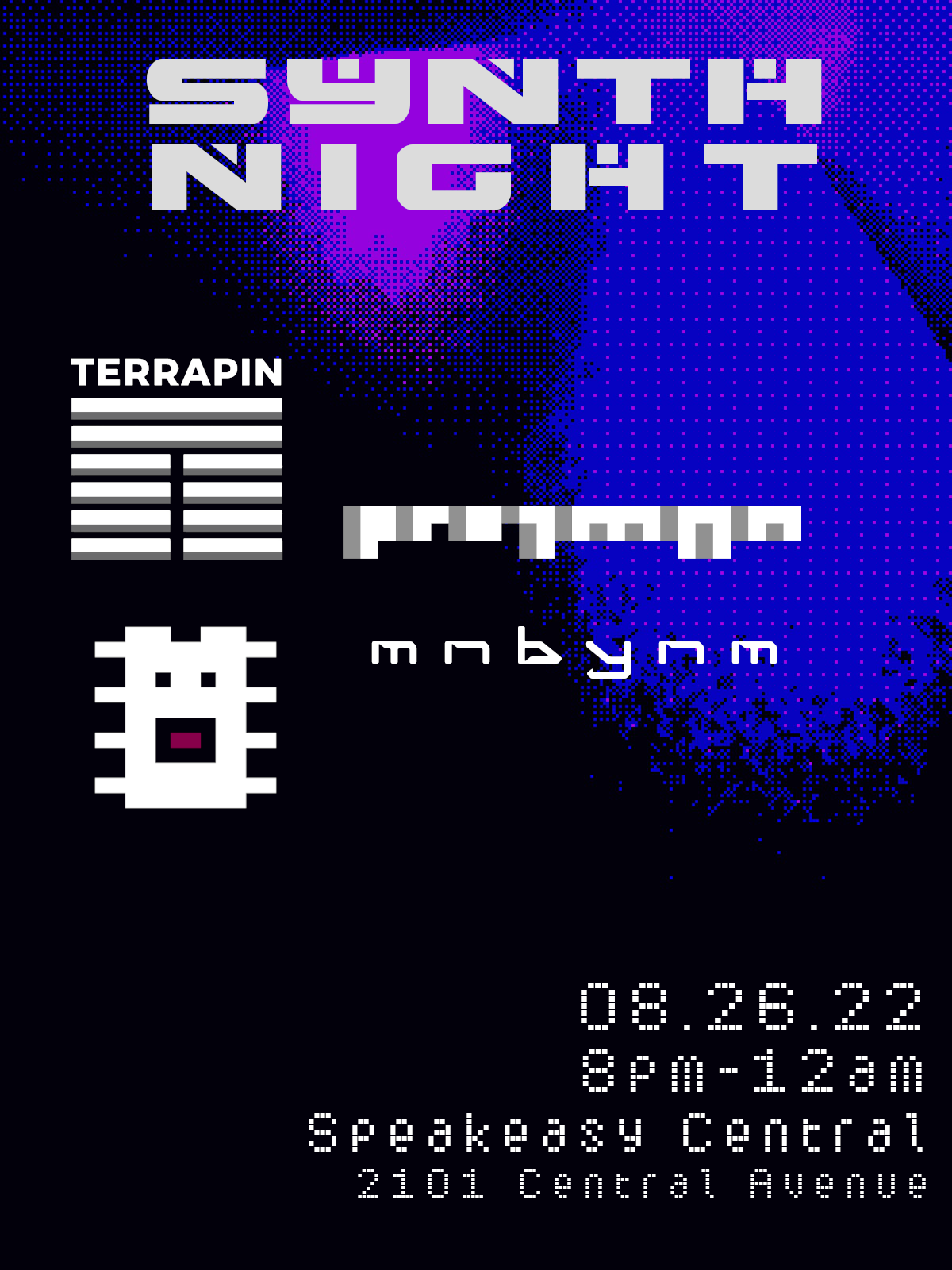 SYNTH NIGHT Live in St. Pete, FL Friday 8.26: My first show in a long time! w/ Terrapin, Protman, Uhlectronic, mnbynm